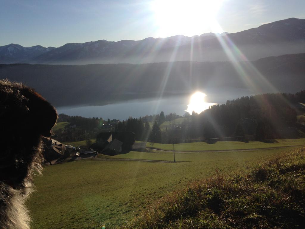Ruhige Wohnung Mit Schoenem Eigengarten In Seeboden Am Millstaettersee 외부 사진